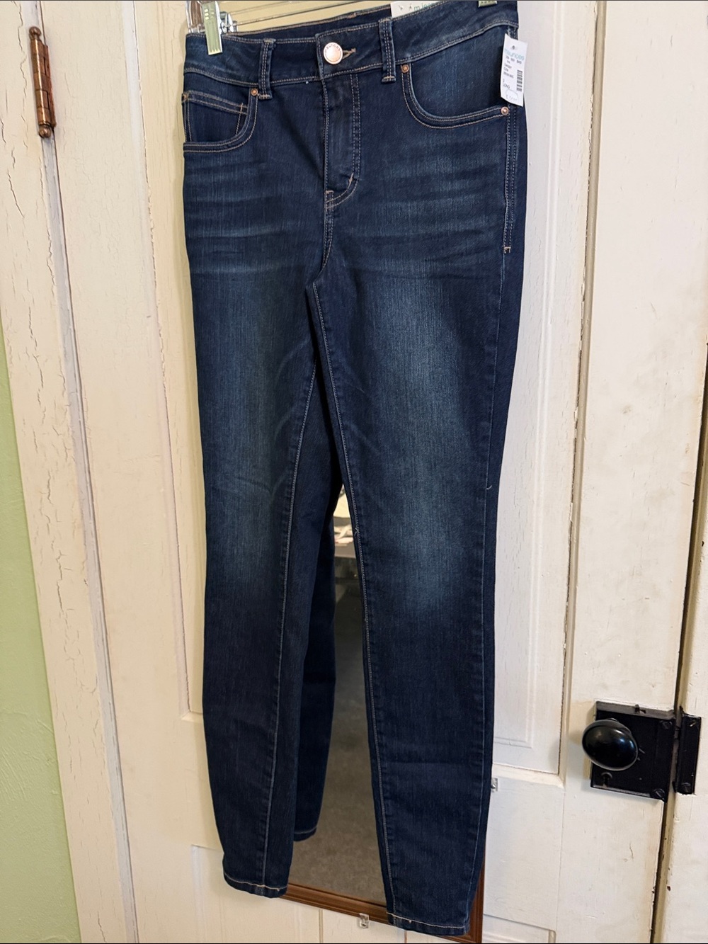 Maurices Dark Wash Skinny Jeans - Navy Blue